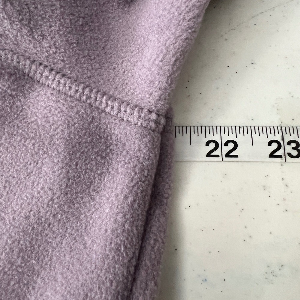 Calvin Klein‎ Performance Womens Fleece Full Zip Jacket w Sleeve Design Purple L - Picture 9 of 11